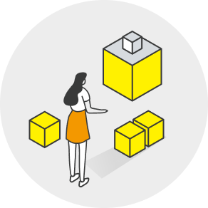 屋内用キューブLEDビジョン